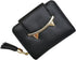 Small Wallet for Women Gothic Wallet Cat Coin Purse with Card Holder Card Case Money Clip Gifts for Cat Lovers Black...
