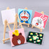 16 Pcs 5 Inch Mini Wood Display Easel, A-Shaped Small Wood Easel for Displaying Small Canvases, DIY Crafts, Photos, Gift, Home Decoration...