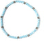 Stretch Bead Ankle Bracelet Anklet - Creamy Aqua (A96)...