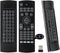 MX3 Voice Air Mouse Mini Keyboard Backlight Wireless Remote, 2.4G Multifunctional Fly Mouse with Infrared Learning for Android Smart TV Box, 3-Gyr...