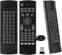 MX3 Voice Air Mouse Mini Keyboard Backlight Wireless Remote, 2.4G Multifunctional Fly Mouse with Infrared Learning for Android Smart TV Box, 3-Gyr...