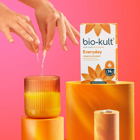 Bio-Kult Gut Health Probiotic Supplement, 14 Strains, Probiotics for Women & Men, Immune Support, Digestive Health, Shelf-Stable, Non-GMO and Glut...