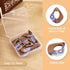 FASHEWELRY 20Pcs Classical Resin Wooden Earrings Charms Porcelain Flower Wood Earring Blanks Blue White Natural Wooden Pieces Earring Findings for...