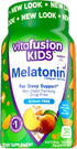 Vitafusion Kids Melatonin Gummy Supplements, Tropical Peach Flavored Sleep Support Supplements (1), 50 Count...