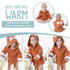 BlueMello Baby Fox Bathrobe | Ultra-Soft Hooded Robe for Toddlers 0-6 Months | Essential Bath Towel for Infants | Ideal for Infant Boy Accessories...