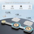 4 in 1 Wireless Charger for Apple: Used for iPhone 11 12 13 14 15, Wireless Charging Station for Galaxy S9 10 21 22 23, Wireless Charging Stand fo...