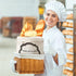 8 Pcs Large Linen Bread Bag for Homemade Bread Reusable Bread Container and Saver Drawstring Bread Storage Bags Unbleached Bread Storage Container...