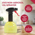 Evo Oil Sprayer Minis, Non-Aerosol for Olive, Cooking Oils, and Vinegars, Yellow, 8-Ounce Capacity, Set of 2...