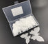 50Pcs Edible Wafer Cupcake Toppers Cake DIY White Blank Butterfly Cake Decoration Birthday Mix Size & White Colour...