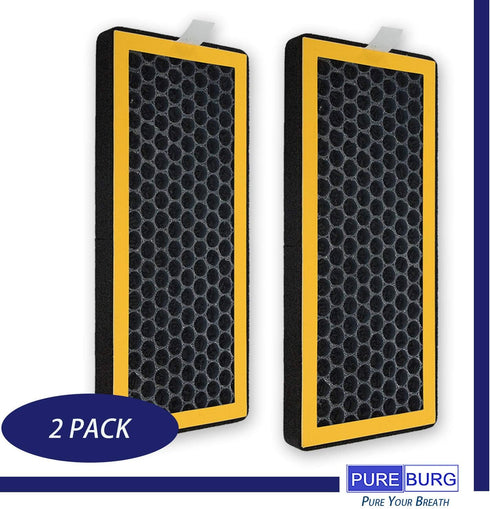 PUREBURG at-PETODR Replacement Filter Compatible with HoMedics AT-PET01 AT-PET02 TotalClean PetPlus Whisper-Quiet Oscillating Tower Air Purifier,2...