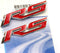 Yoaoo 2Pack OEM Chrome Rs R S Emblems Badges Sticker 3D Logo Metal Compatible with Zl1 1LE Series Chrome Red...