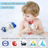 2024 Upgrade Bath Toys for Toddlers 1-3 Year Old, 4-Pack Wind Up Baby Bathtub Toys Shower Beach Swimming Pool Games Floating Water Play Toys Baby ...