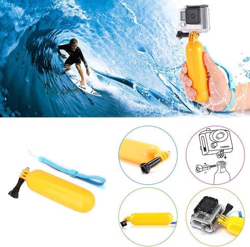 VVHOOY Universal Action Camera Accessories Bundle Head Chest Strap Mount/Selfie Stick/Floating Hand Grip Compatible with Dragon Touch/AKASO EK7000...