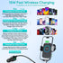 Wireless Car Charger, 15W Auto-Clamping Charger Mount, Air Vent Car Charging Holder for iPhone 15 14 13 12 11 Pro Max Plus Mini X Xr Xs, Samsung S...