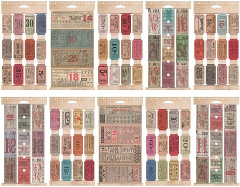 Tim Holtz TICKET BOOK IDEA-OLO 335/PKG, us:one size...