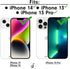 Sonix for iPhone 14, 13, 13 Pro | Anti Blue Light Screen Protector Tempered Glass...