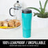 Mighty Mug Plastic Travel Mug, No Spill Double Wall Tumbler, Cold/Hot, Cup-Holder Friendly, Dishwasher Safe, (Gray, 12oz)...