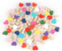 jijAcraft 100Pcs Clothespins with String, 1.4Inch Wooden Clothes Pins with Heart, 10 Colors Heart Clips, Mini Photo Clips with 98Ft Jute Twine, Cr...