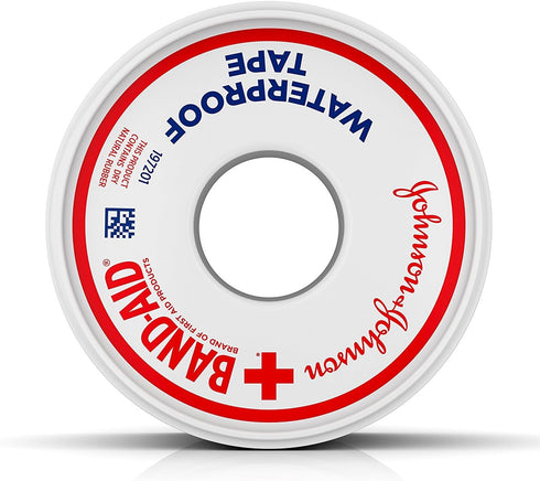 Band-Aid Brand of First Aid Products 100% Waterproof Self-Adhesive Medical Tape Roll to Secure Bandages, Durable First Aid Wound Care Bandaging Ta...