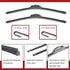 26"+22" Silicone Windshield Wiper Blades Replacement for Honda Odyssey 2020-2011/Toyota Venza 2014-2009/RAM ProMaster 2020-2014 OEM Quality All We...