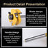 KATUR Tongue and Groove Router Bit Set, 1/4 Inch Shank Grooving Router Bit, Wood Milling Saw Cutter, New Woodworking Tools, 3 Teeth T Shape (1/4" ...