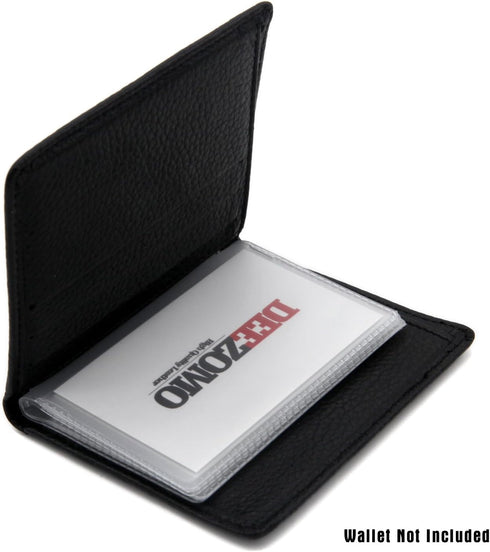 SET OF 2 Wallet Inserts Replacement 6 Page Card Holder for Bifold or Trifolds Wallet...