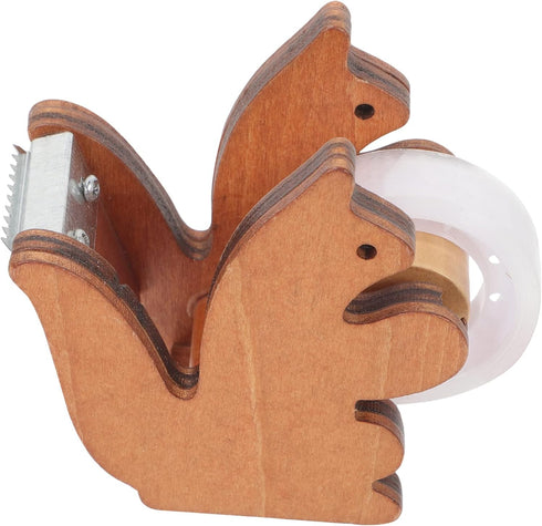 Gadpiparty Squirrel Tape Dispenser Tape Dispenser with Teeth Tape Cutter Tape Holder for Desk Accessories Office and Home...