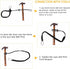 Retractable Tool Lanyard, 3 Pack Safety Tool Leash with Aluminum Lock Carabiner Clip and Adjustable Loop End, Fall Protection Tough Scaffold Tethe...