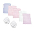 Nurses Choice 5 Piece Hospital Hat & Mitten Set for Newborn Baby (Girl)...