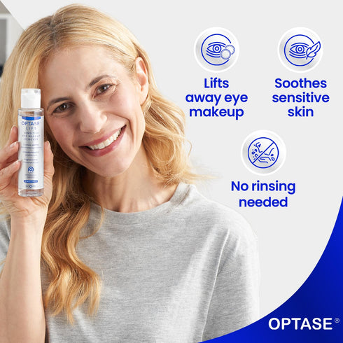 Optase Life Sensitive Eye Makeup Remover – Gentle & Effective for All Skin Types - Breakthrough Innovation vs Traditional Micellar Water - 100ml...