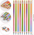 16 Pcs Pencils, HB Pencils #2, Number 2 Pencils, Rainbow Pencils with Erasers, Eco Pencil for Kids Students Gift, Office & School Supplies, Party ...