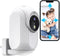 P Panoraxy AI 2K 3MP Wifi Security Indoor Camera, Wireless Plug in Camera, 24/7 Human&Sound Detection, 2.4G PTZ Pet Camera, Dual-Way Talk, Color N...