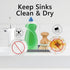 Mofason Silicone Soap Tray, Bathroom Kitchen Finishing Tray, Kitchen Sink with Soap Rack, Sponge Tray, Soap and Sponge Sink Organizer?Mist, 2 Pack...