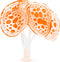Soft Silicone Glowing Simulation Coral, Fluorescence Aquatic Artificial Water Plants for Aquarium (Orange)...