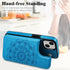 MMHUO for iPhone 13 Case with Card Holder, Flower Magnetic Back Flip Case for iPhone 13 Wallet Case for Women, Protective Case Phone Case for iPho...
