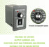 DC 12-60V Motor Speed Controller 20A Adjustable PWM Controller Switch Forward/Reverse Electric Motor Speed Regulator Suitable for DC Brush Motor...