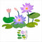 Patchwork Lotus Flowers Metal Cutting Dies for Card Making, Paper Embossing Die Cuts Kit Templates, Storage Pockets Supplies, Photo Frame Album DI...