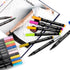 ZEYAR Permanent Markers Fabric Art Pens, Great on Bags, Shoes, T-shirts & Other Fabric Paint Materials - Child Safe & Non-Toxic For Washable Art a...