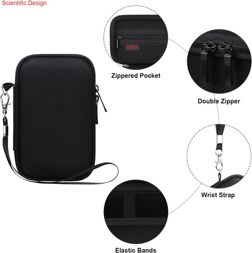 Carrying Case for JBL Go 3 / JBL Go 4 Portable Bluetooth Speaker, Waterproof Dustproof Speaker Storage Holder, Wireless Compact Speaker Travel Pro...