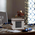 Household Essentials China Plate Storage Box, Holds 12 Dessert Plates or Bowls, Windowed Panel, Sturdy Frame and Reinforced Handles, Felt Cushions...