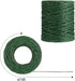Syhood Floral Vine Bind Wire Rustic Wrapping Wire for Flower Bouquets(Deep Green)...