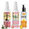 Heat Protectant Spray for Hair Coconut Heat Protectant Product- Keratin Protein Hair Serum Anti Frizz Control Repair Hair- Rose Water Spray for Ha...