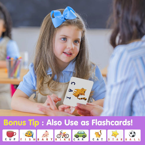 HahaGift Toddler Girl Toys Age 3 4 5 6 7?Matching Letter Game Preschool Learning Educational Toys for Kids 3-8 Year Old Boys Girls, Best Christmas...
