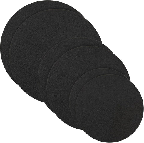 Plant Saucers for Indoors, 6PCS Round Felt Plant Mat Reversible Fabric Coaster Mat Absorbent Waterproof Plant Pot Saucers for Gardening, Indoor an...