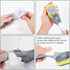 Dishes Scrub Brush Non-Scratch, Soap Dispensing Dish Brush, Dishwand Handle with 2 Refill Dish Brush and 2 Sponge Replacement Heads, Soap Control ...