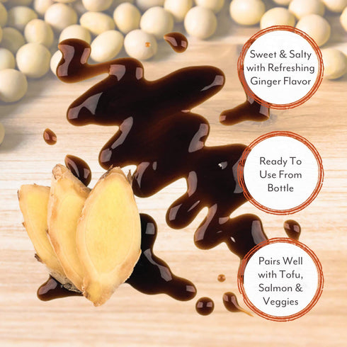 Roland Foods Ginger Soy Glaze, Specialty Imported Food, 12.88-Ounce Bottle...