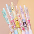 6 Pcs Kawaii Pens Anime Kitty Pen Merchandise Black Ink 0.5mm Ballpoint Pens Cat Office School Supplies for Girls Women Press Gel Pen...