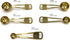 XINLI Measuring cups and spoons set, stainless steel with durable copper plating, plus brown leather buckle...