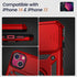 Goton for iPhone 14 & iPhone 13 Case with Screen Protector - Slide Camera Cover Phone Case with Ring Stand, Heavy Duty Military Grade Shockproof R...