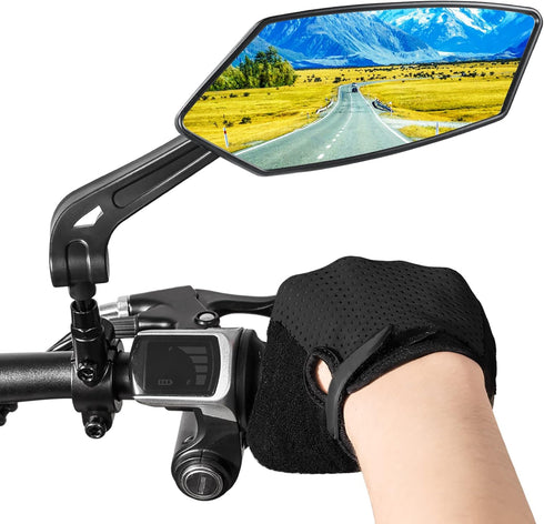 Bike Mirror Right, MAGICYCLE Bike Mirrors Handlebar Rear view Mirror, 360 Degree Adjustable Rotatable Bicycle Mirrors for Handlebars, Safe Wide An...